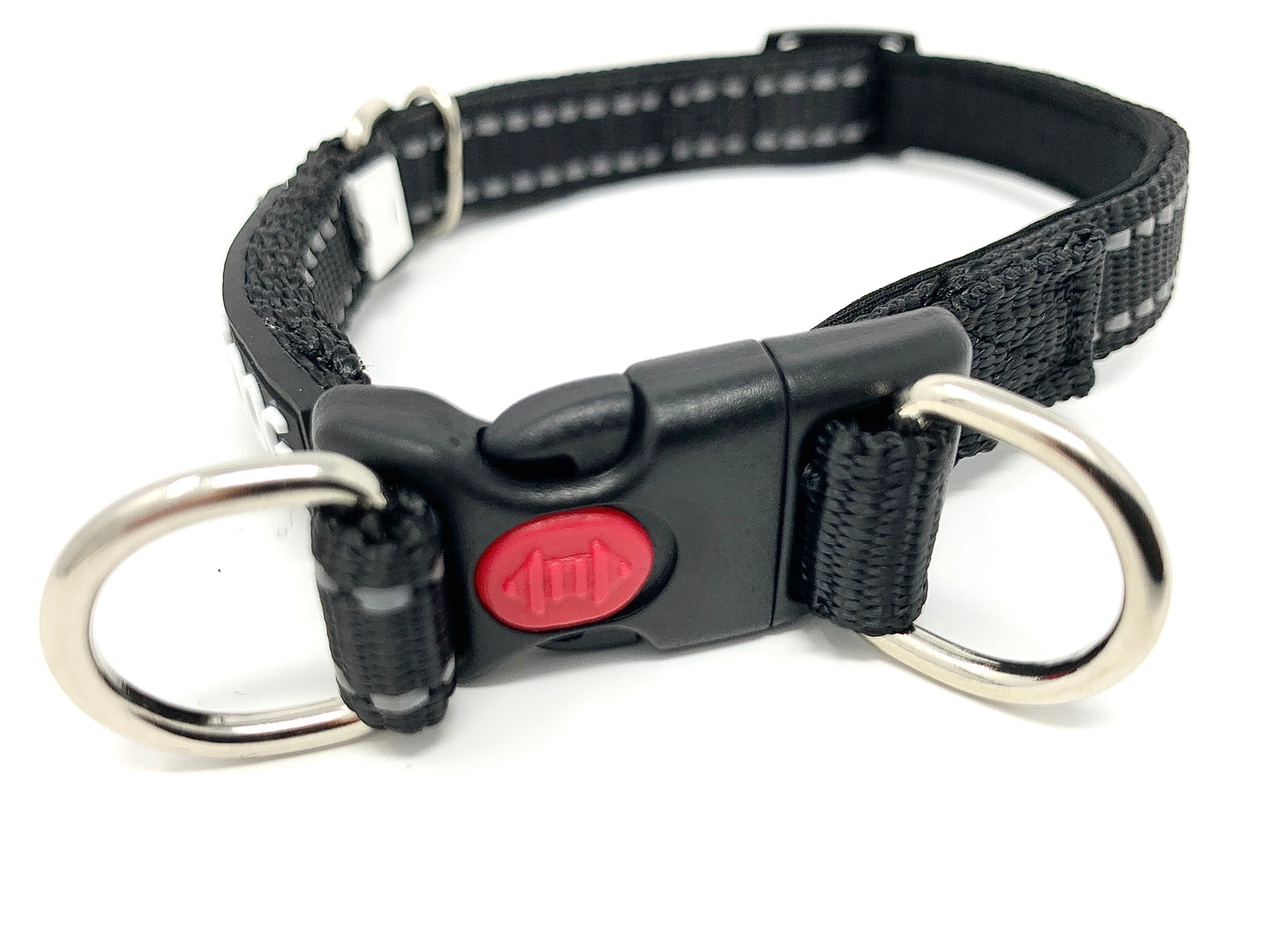 Albcorp Reflective Service Dog Collar - Service Dog Rubber Patch - Sizes XS- XL, for Service Animal Leashes or ID Tags-Service Dog Collar-AlbCorpShop
