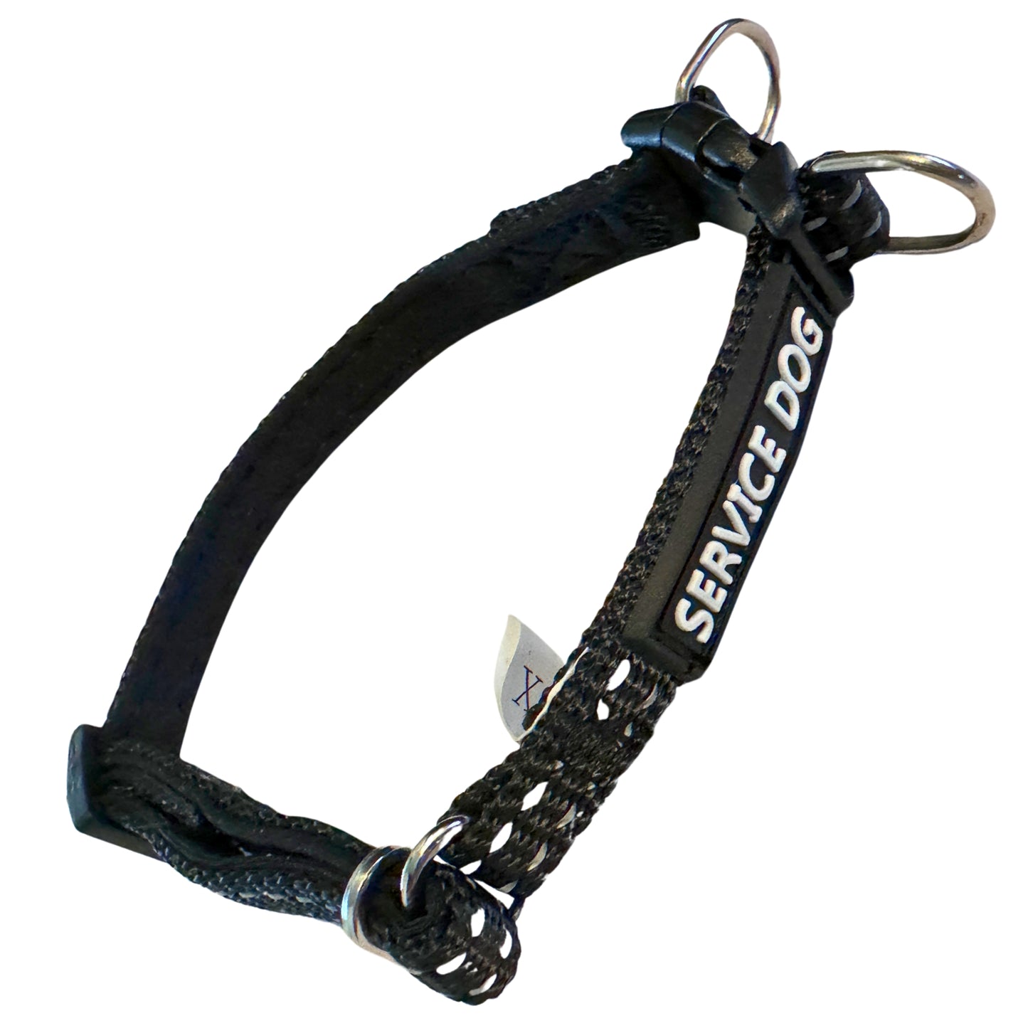 Albcorp Reflective Service Dog Collar - Service Dog Rubber Patch - Sizes XS- XL, for Service Animal Leashes or ID Tags-Service Dog Collar-AlbCorpShop