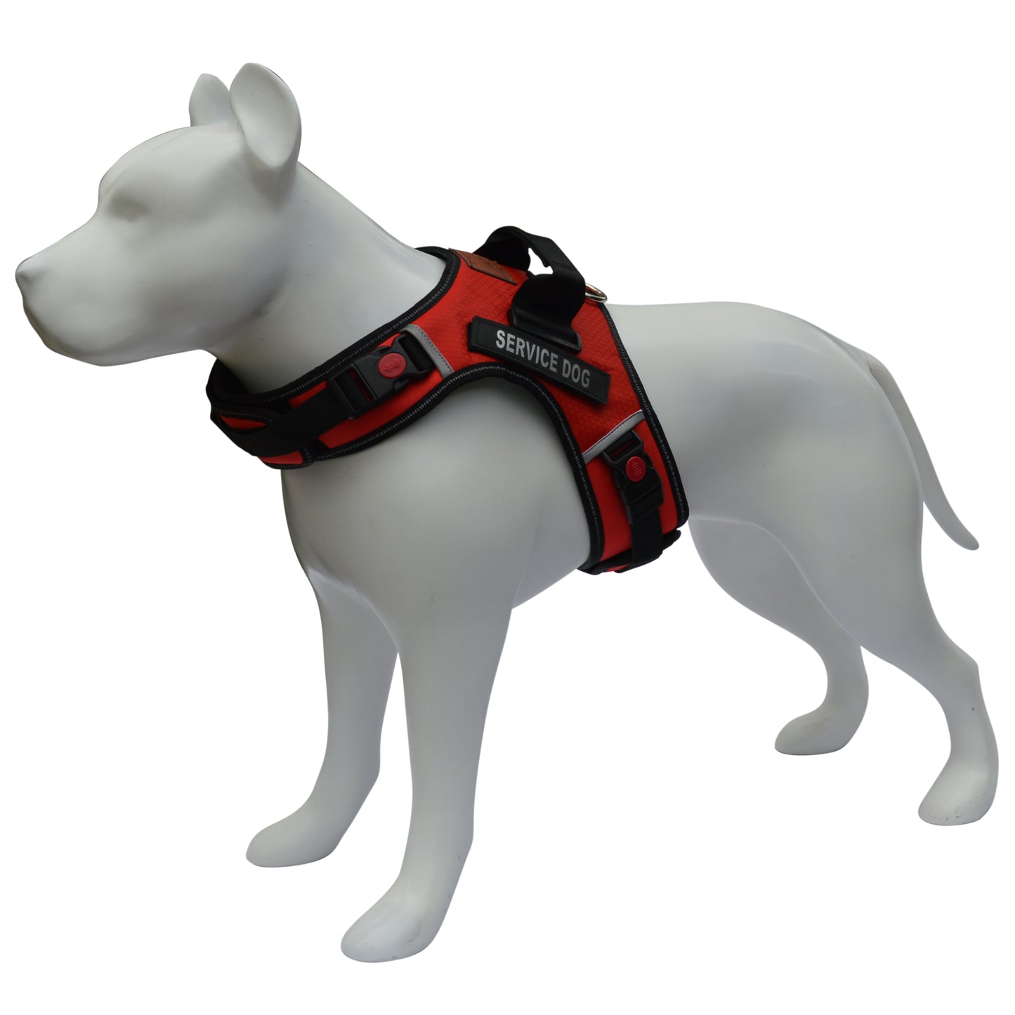 Albcorp Service Dog Vest Harness - Reflective- Neoprene Handle, Removable Patches-Dog Vest Harness-AlbCorpShop