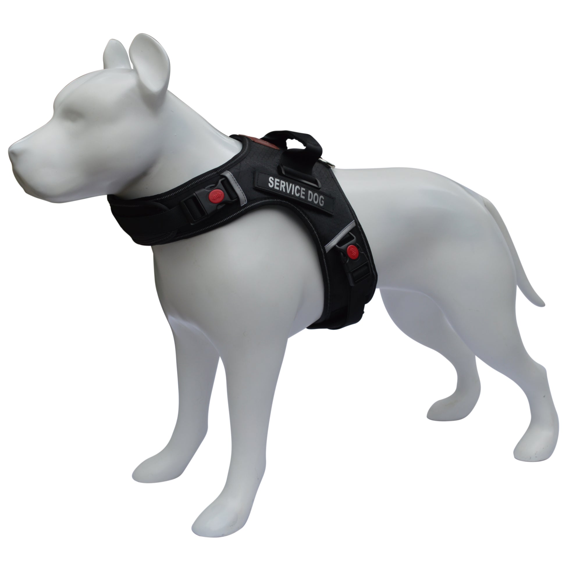 Albcorp Service Dog Vest Harness - Reflective- Neoprene Handle, Removable Patches-Dog Vest Harness-AlbCorpShop