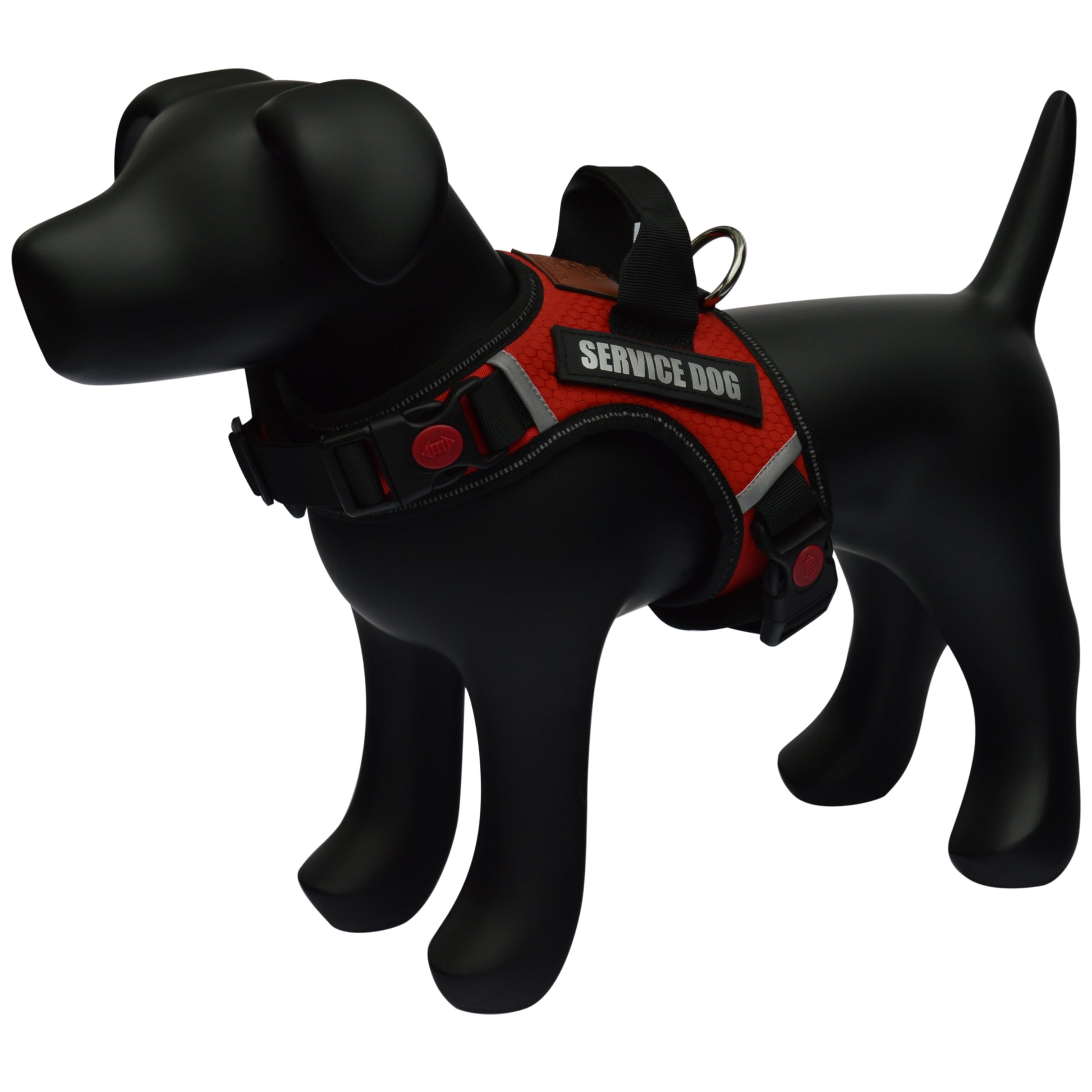 Albcorp Service Dog Vest Harness - Reflective- Neoprene Handle, Removable Patches-Dog Vest Harness-AlbCorpShop