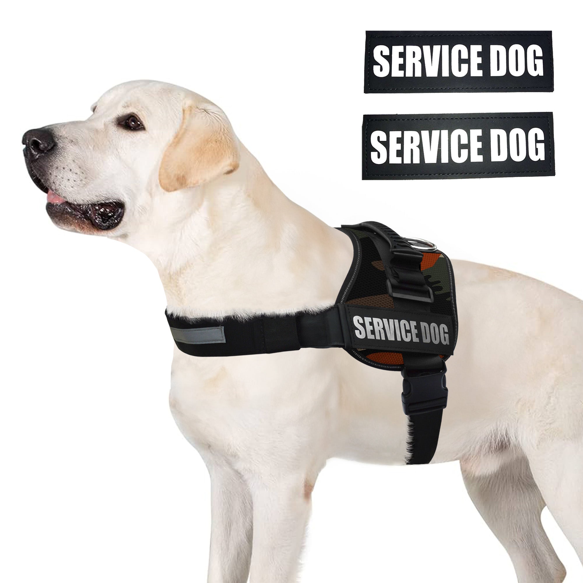 Camo service dog vest best sale